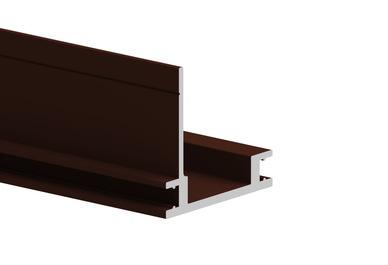 Profilo angolare marrone